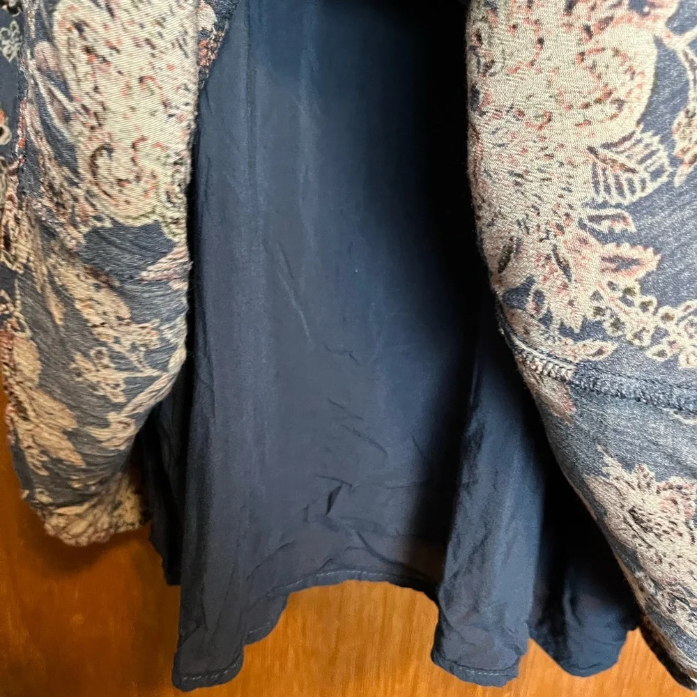 Free people lucky loosey floral mini boho dress